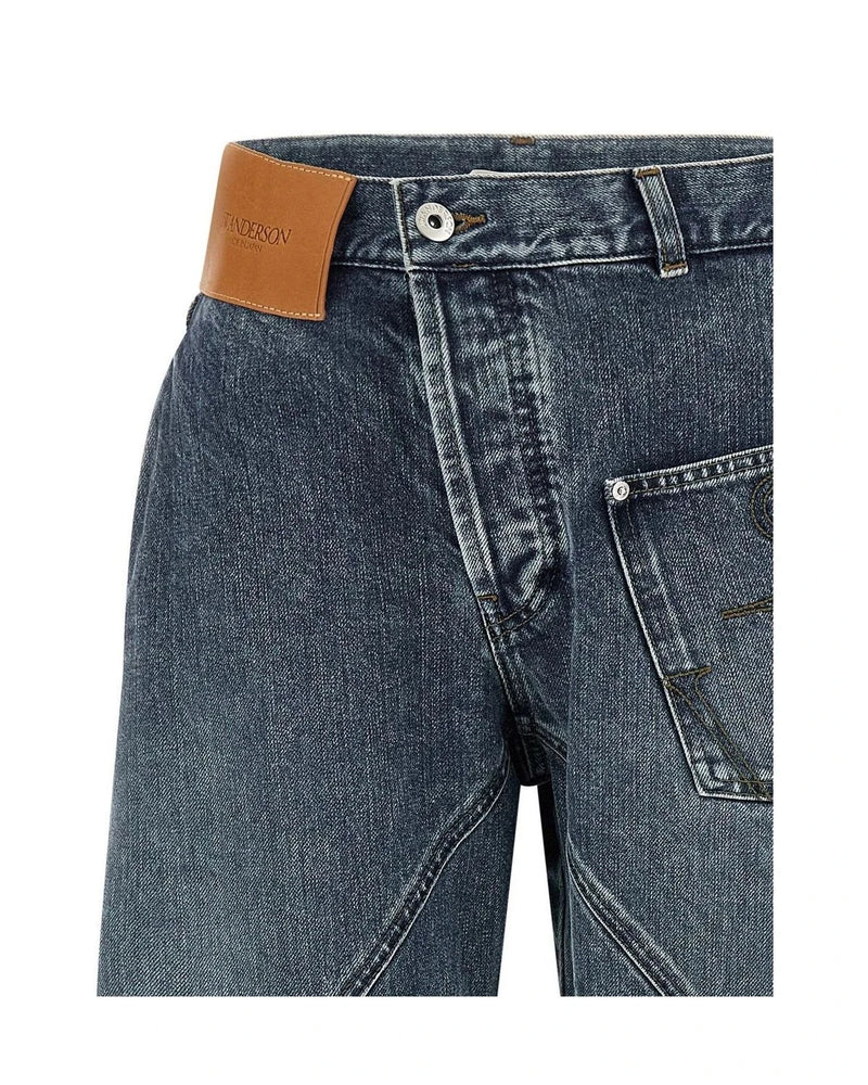 JW Anderson Jean in blue, Cotton — view 3