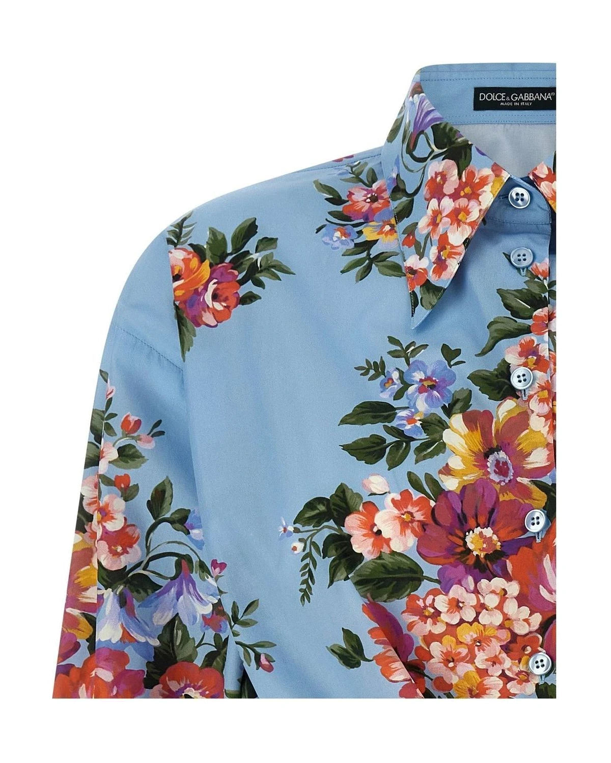 Dolce & Gabbana Blouse in blue, Cotton — view 3