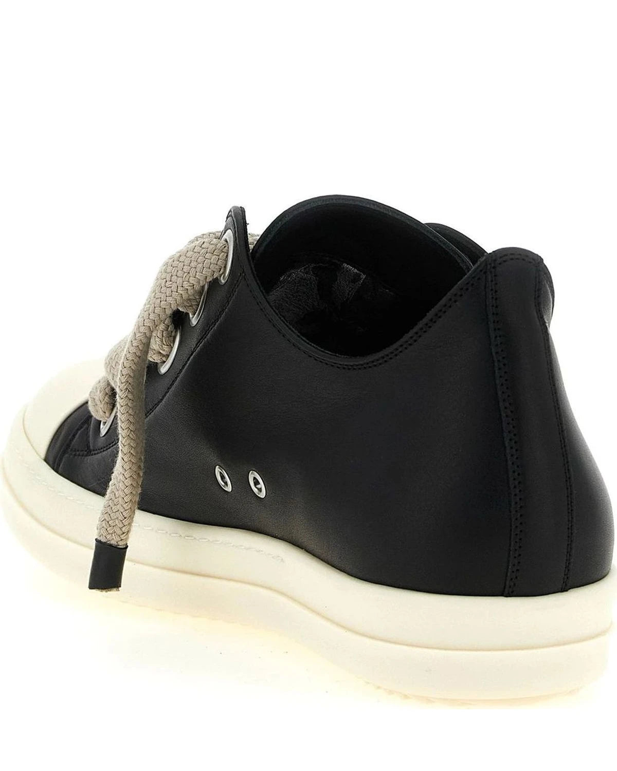 Rick Owens Sneakers in black, Calfskin Leather — view 3