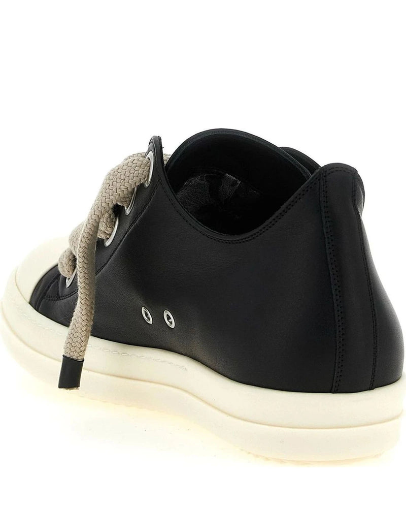 Rick Owens Sneakers in black, Calfskin Leather — view 3