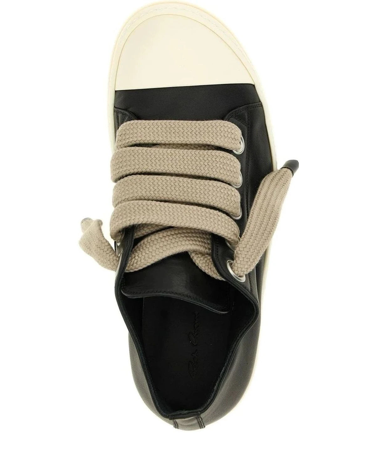 Rick Owens Sneakers in black, Calfskin Leather — view 4