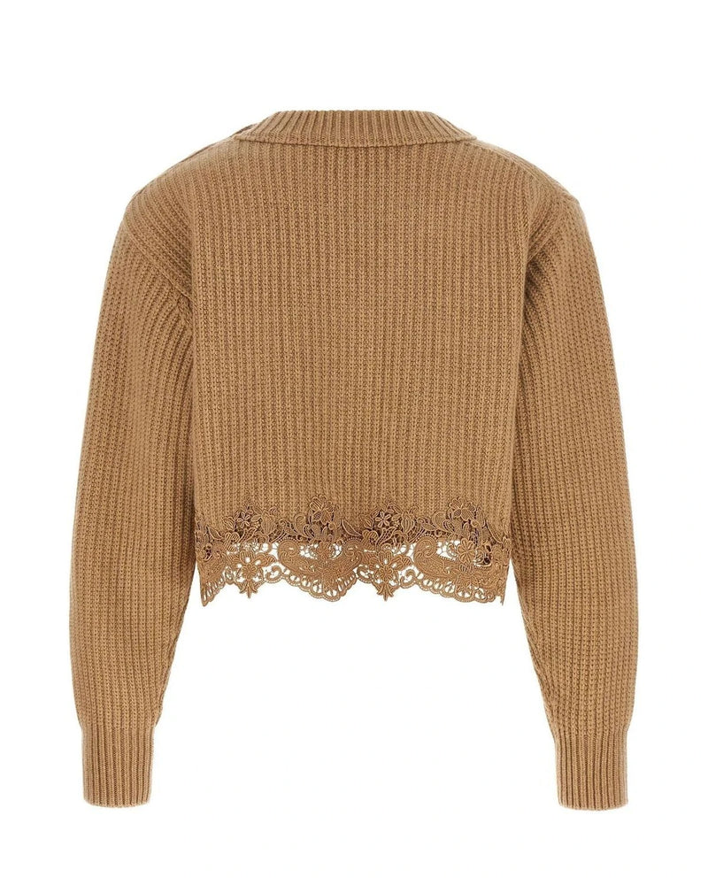 Chloé Sweater in beige, Wool — view 2