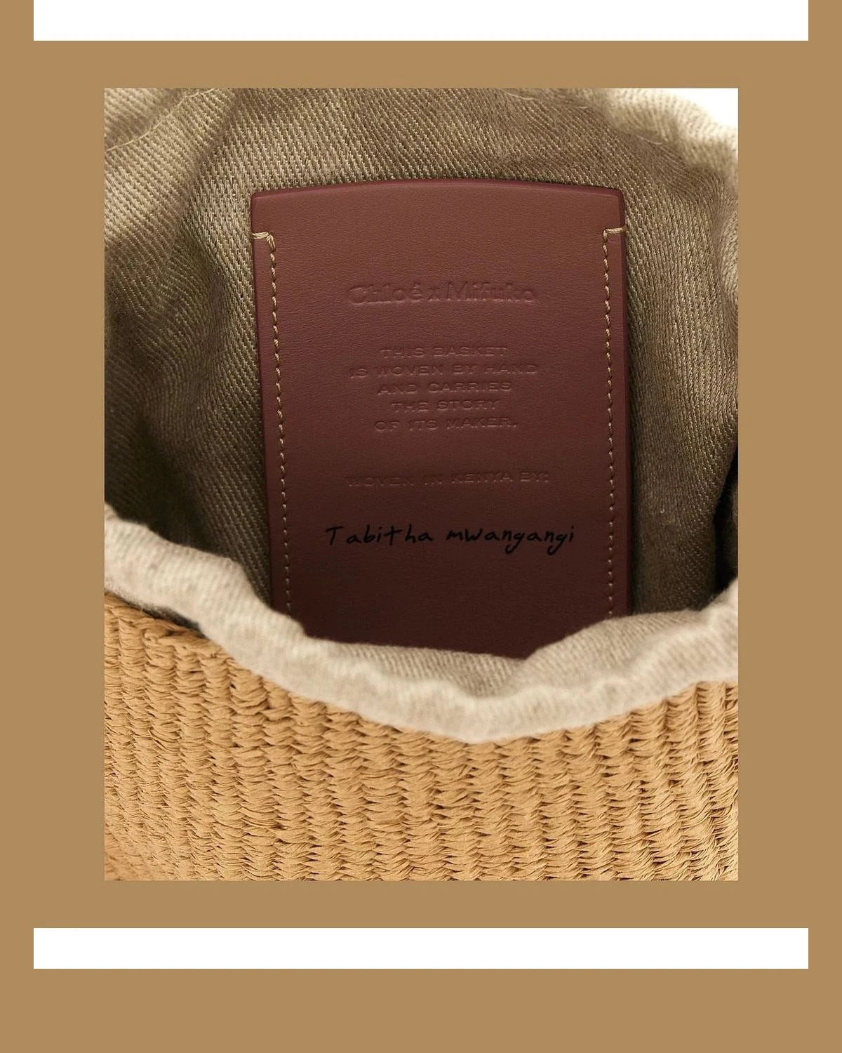 Chloé Bucket Bag in beige — view 4