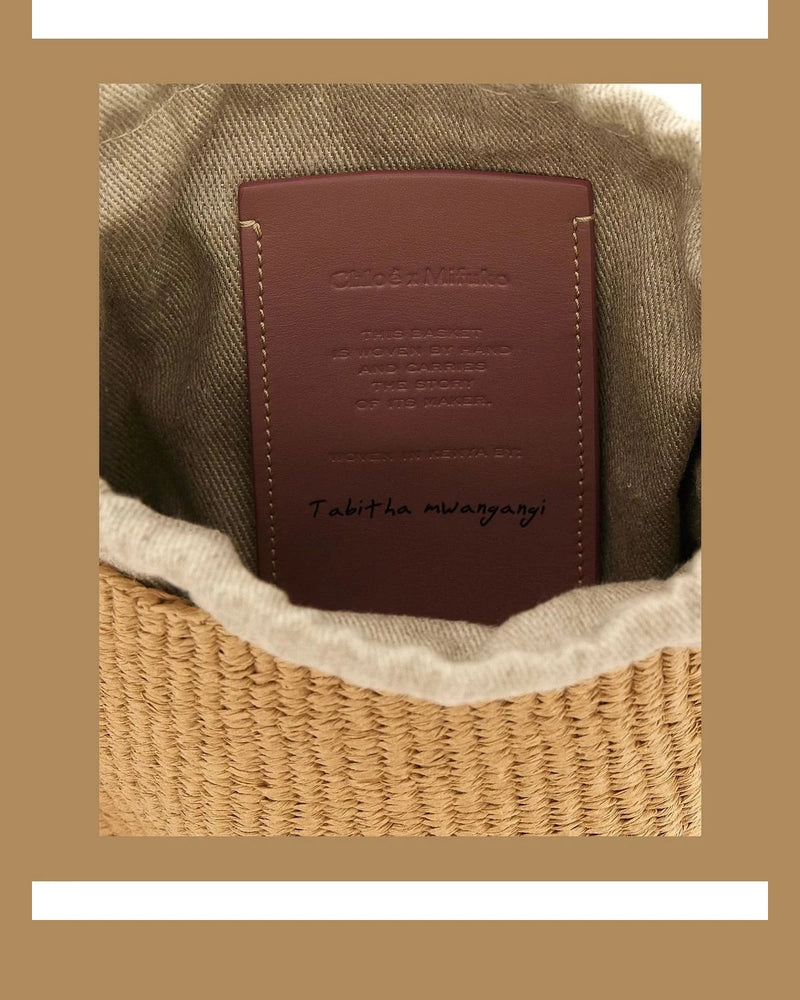 Chloé Bucket Bag in beige — view 4