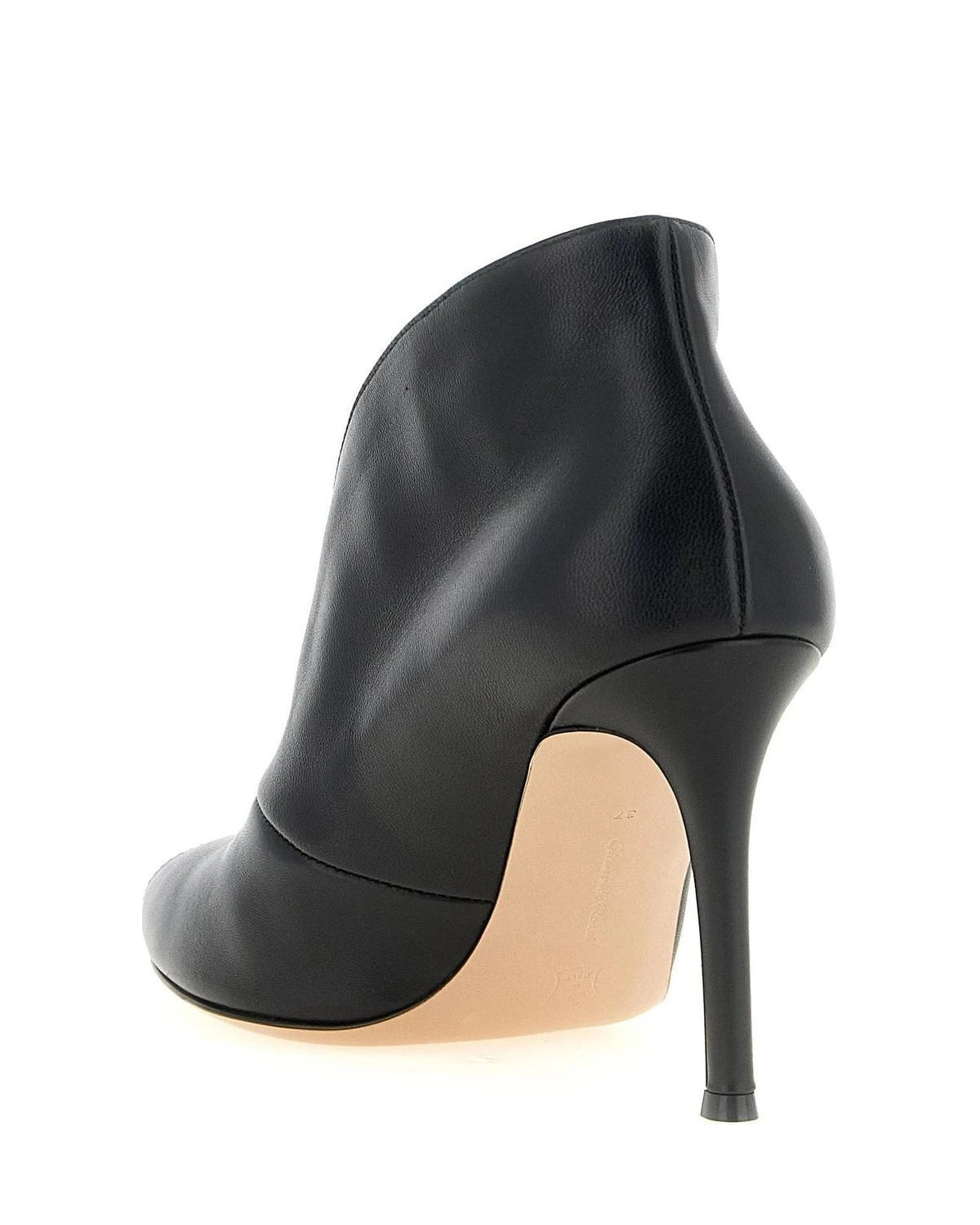 Gianvito Rossi Ankle Boots in black, Lamb Leather — view 3