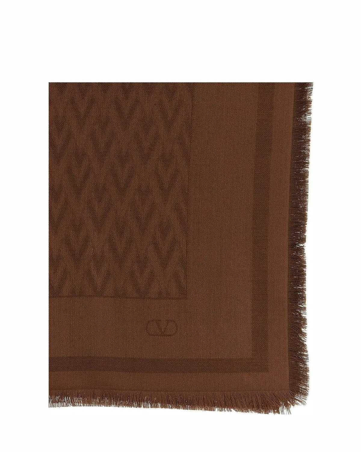 Valentino Garavani Scarves & Shawl in brown, Silk — view 2