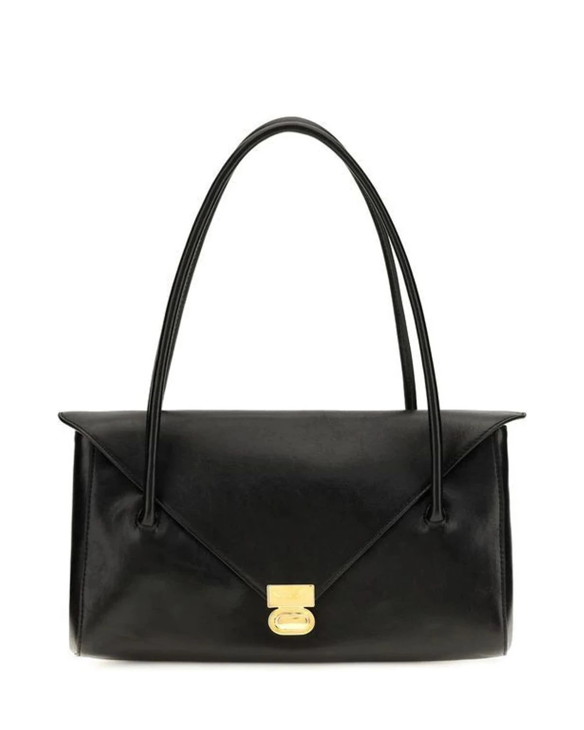 Marni Shoulder Bag in black, Calf Leather