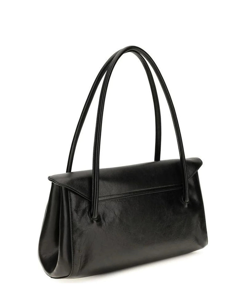 Marni Shoulder Bag in black, Calf Leather — view 3