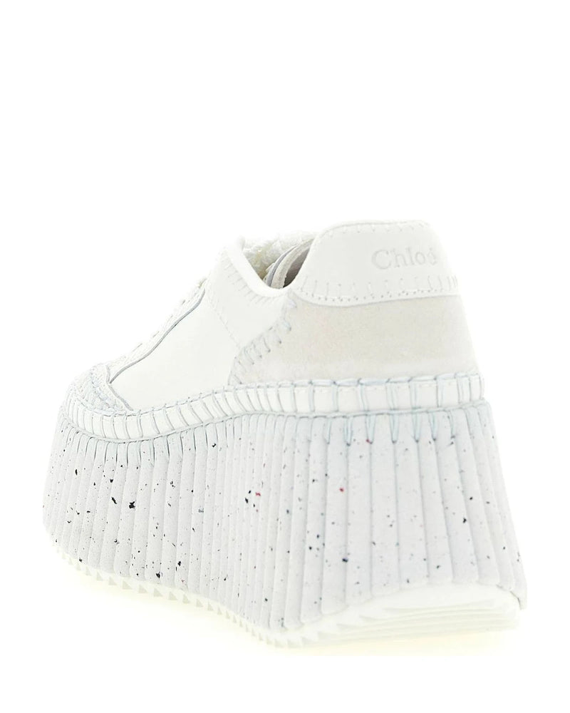 Chloé Wedges in white, Polyester — view 3