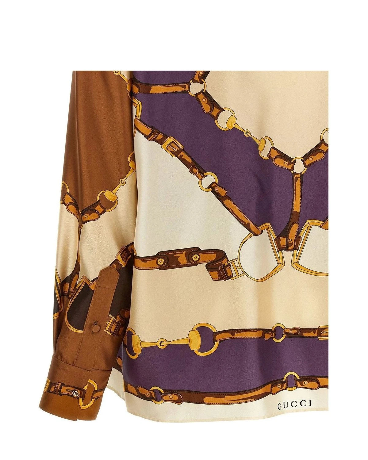 Gucci Blouse in multicolor, Silk — view 4