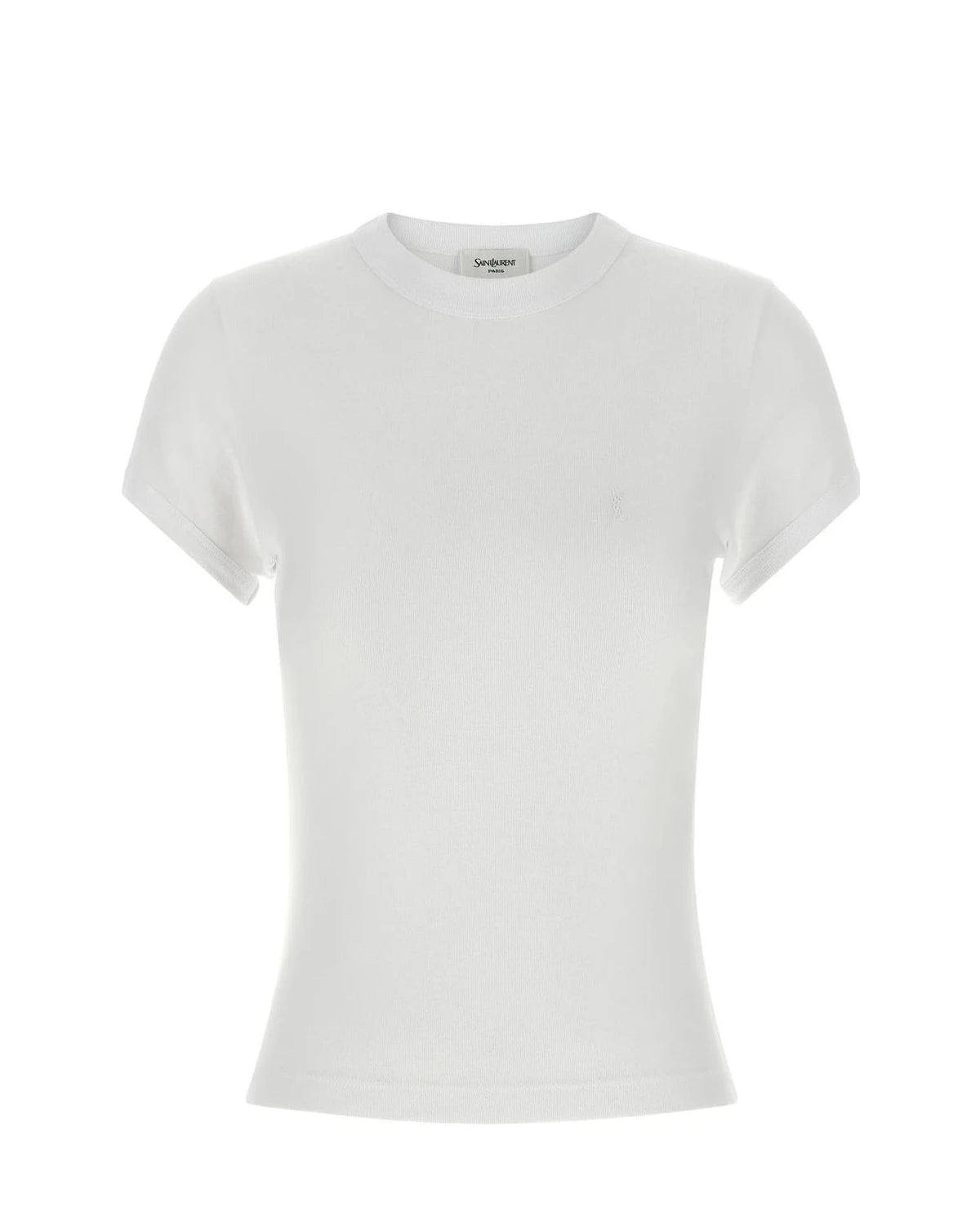 Saint Laurent T-Shirt in white, Cotton
