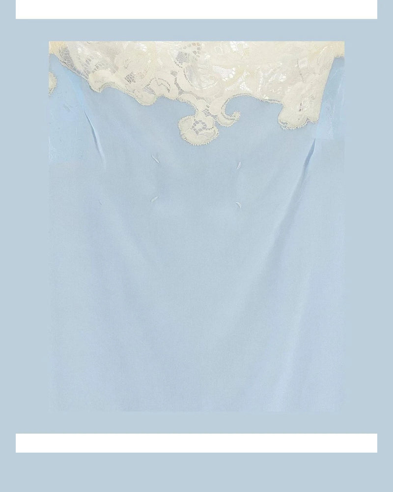 Maison Margiela Dresse in blue, Cupro — view 4