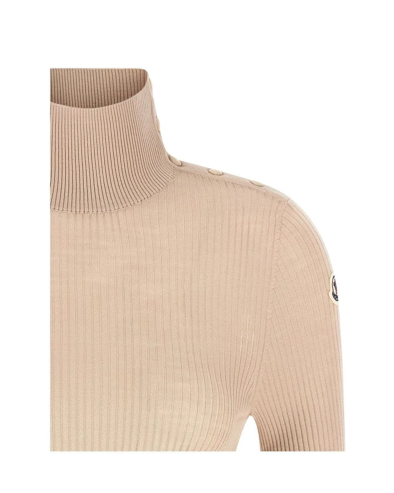 Moncler Sweater in beige, Virgin Wool — view 3