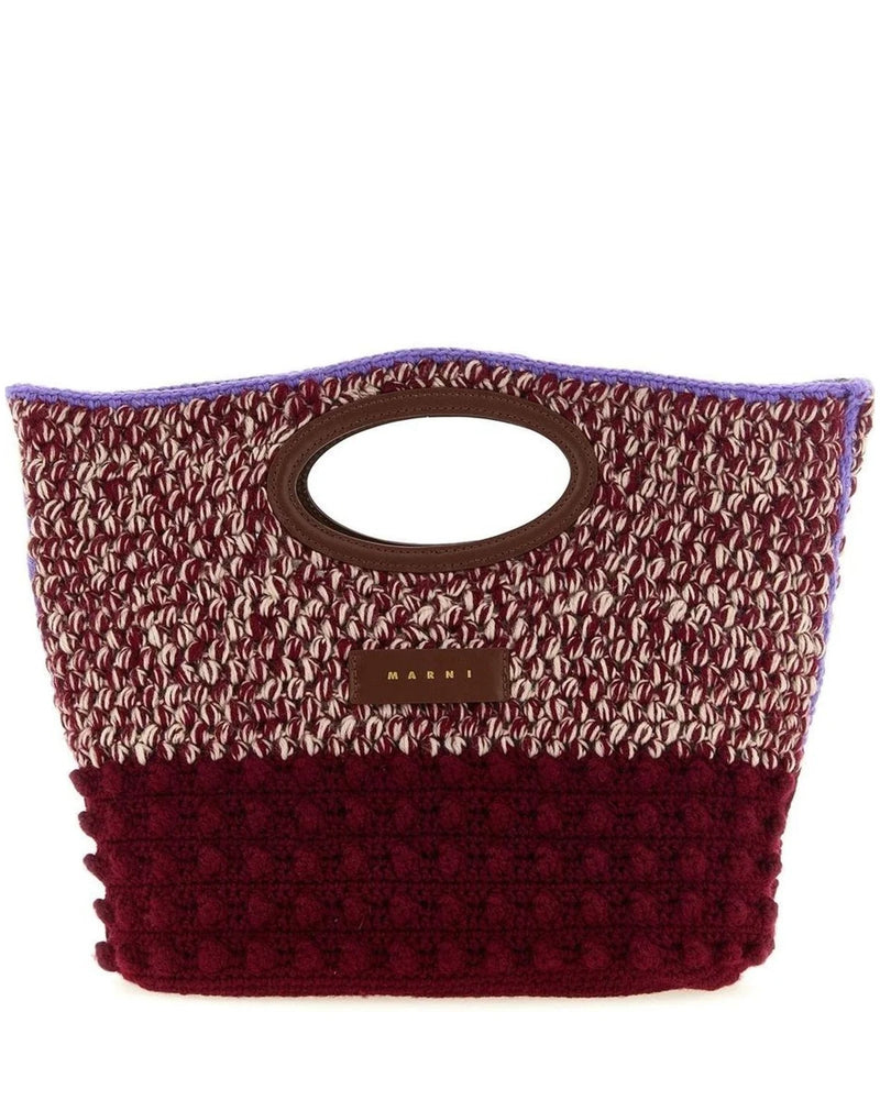 Marni Tote Bag in red, Wool