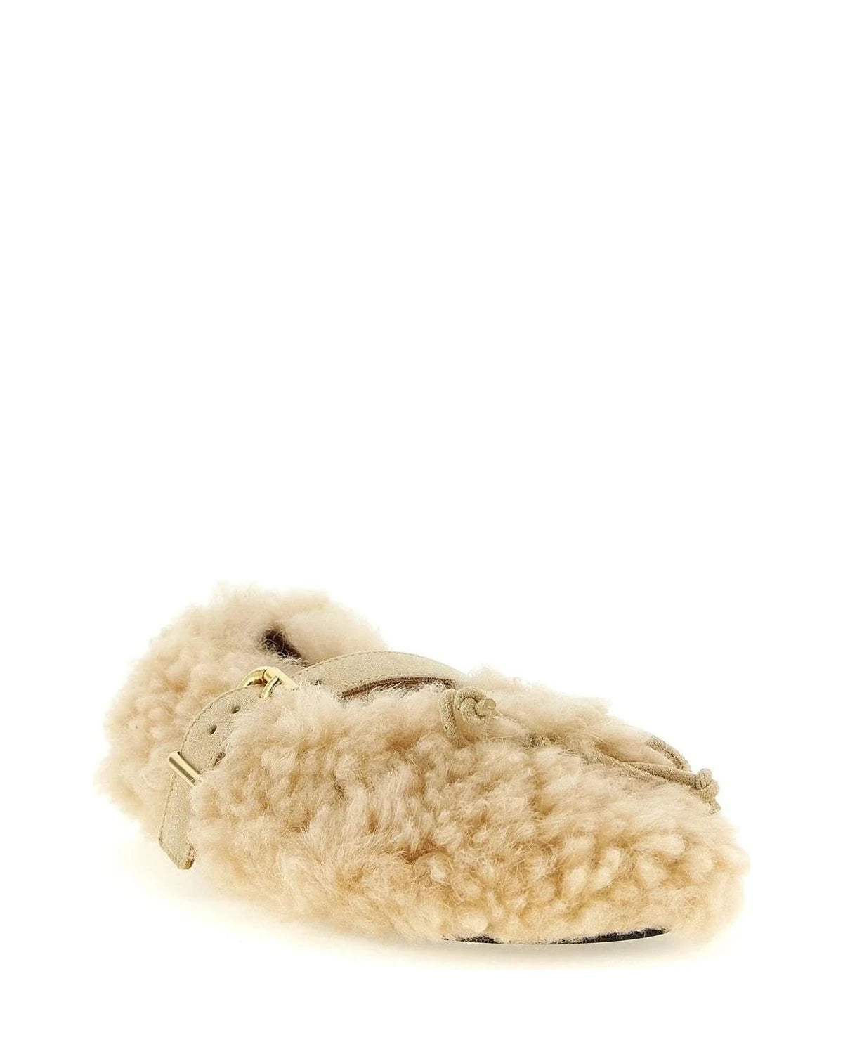 Marni Ballet Flats in beige, Sheepskin Leather — view 2