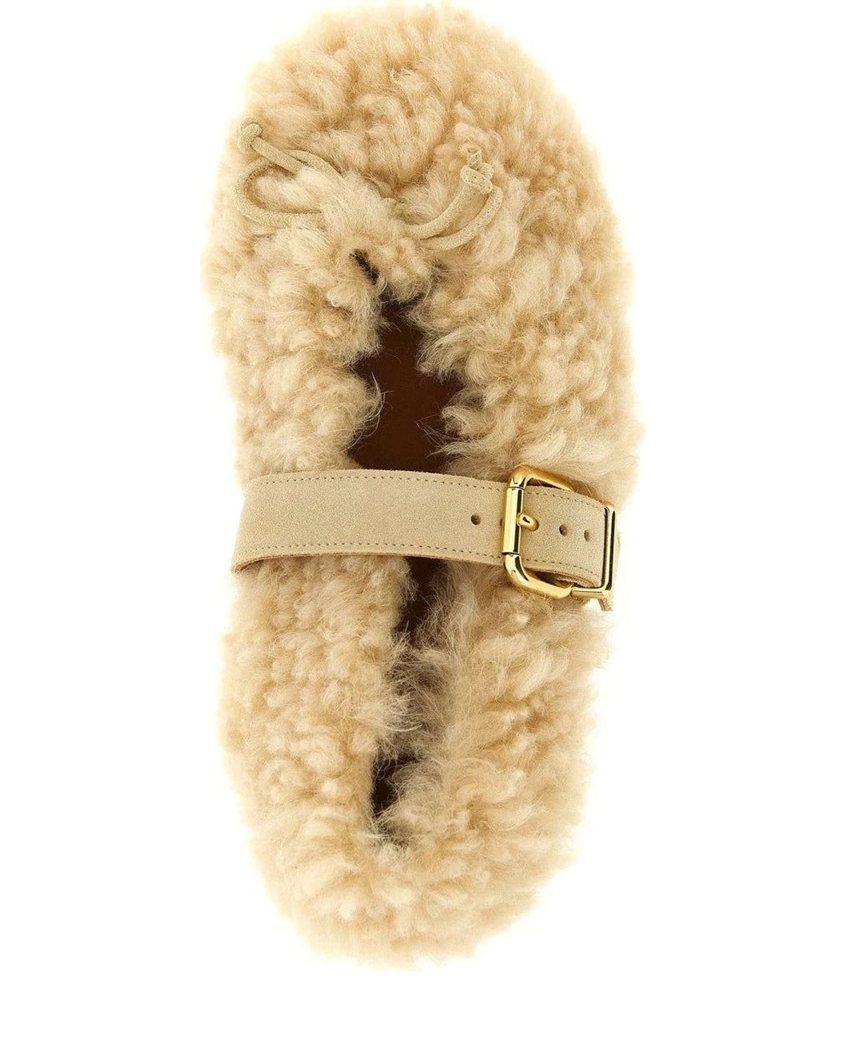 Marni Ballet Flats in beige, Sheepskin Leather — view 4