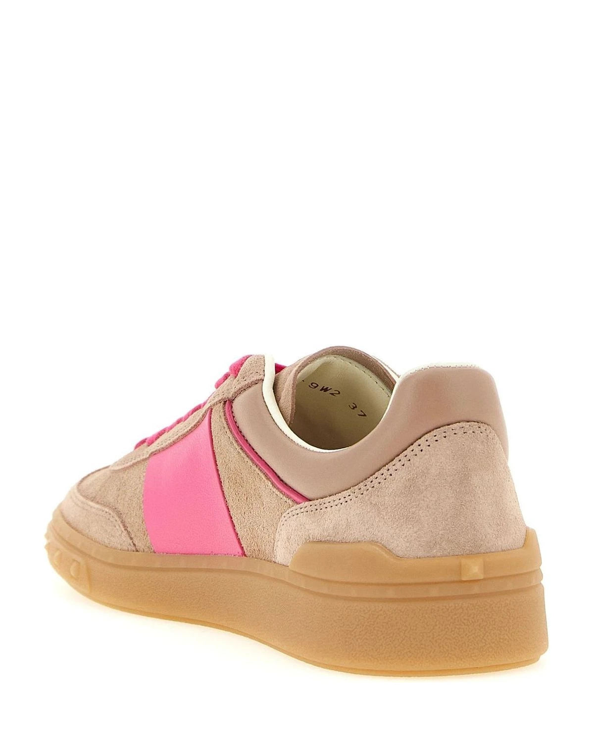Valentino Garavani Sneakers in pink, Calfskin Leather — view 3