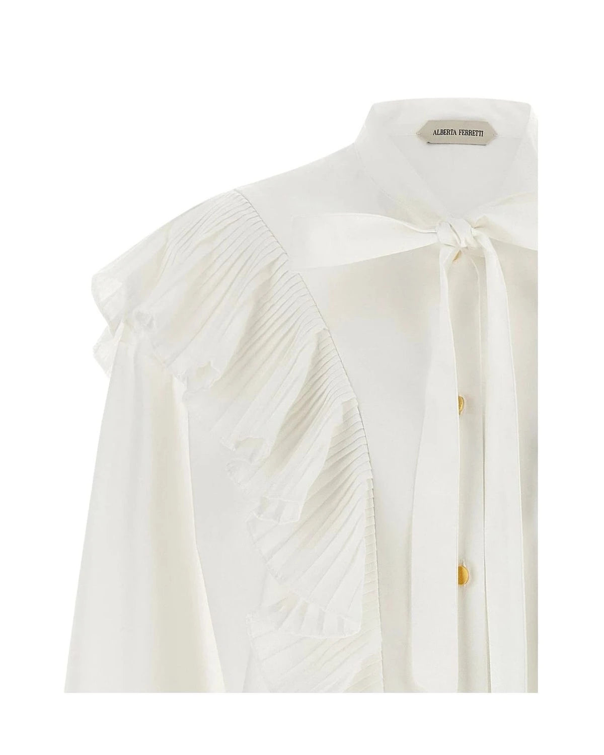 Alberta Ferretti Blouse in white, Cotton — view 3