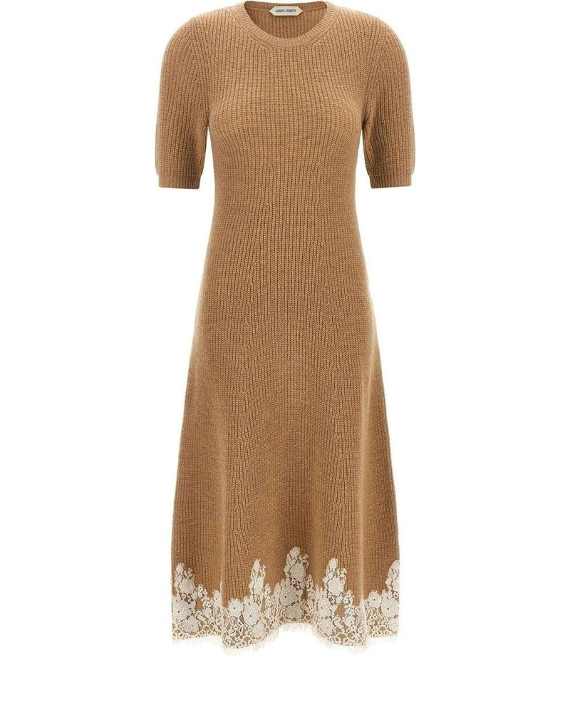Alberta Ferretti Dresse in brown