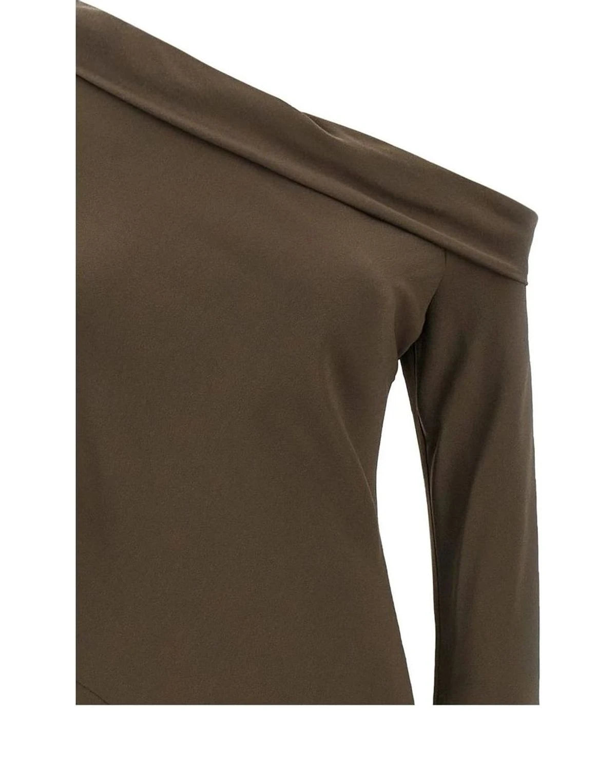 Alberta Ferretti Dresse in brown, Viscose — view 3