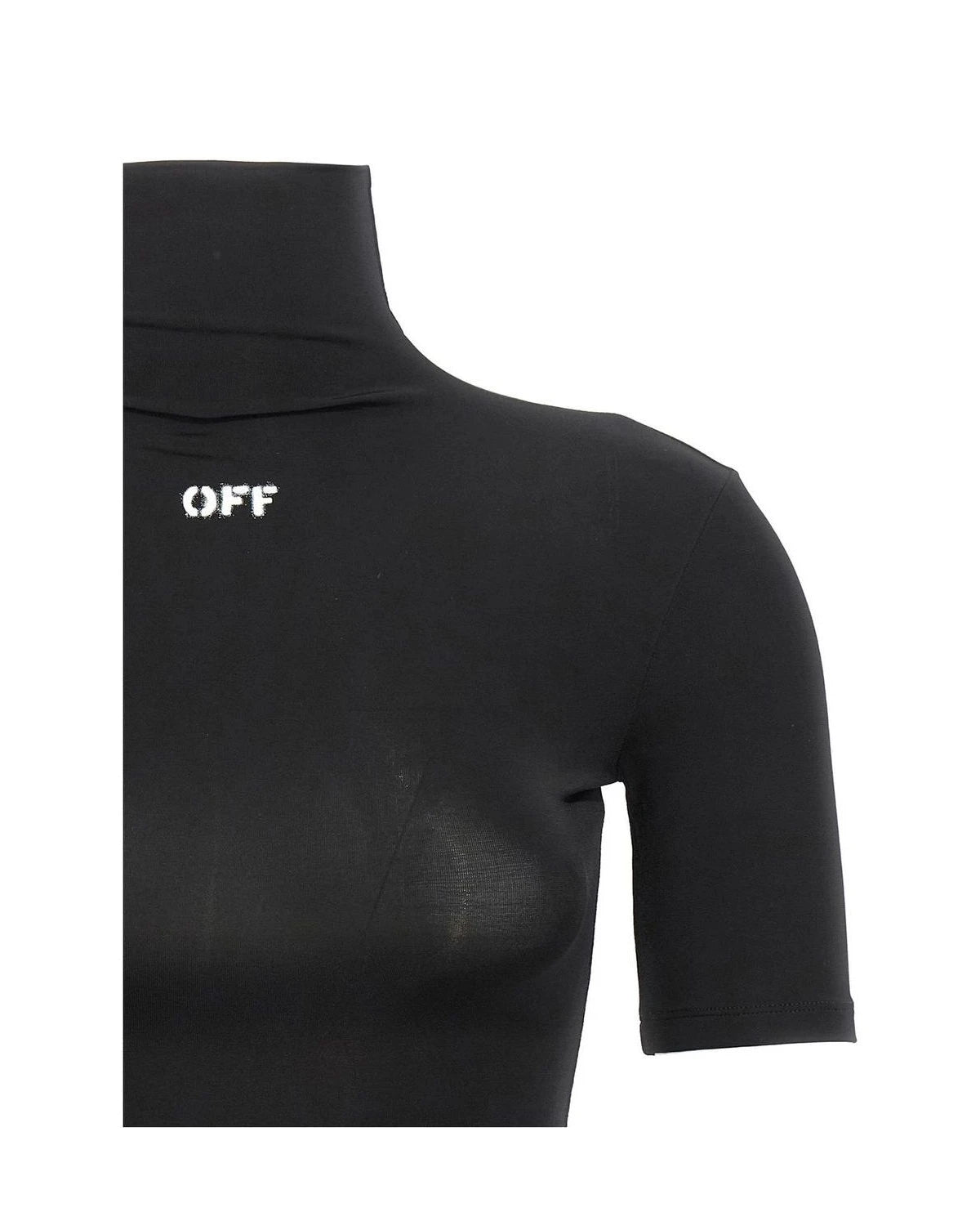 Off-White T-Shirt in black, Acetate — view 3