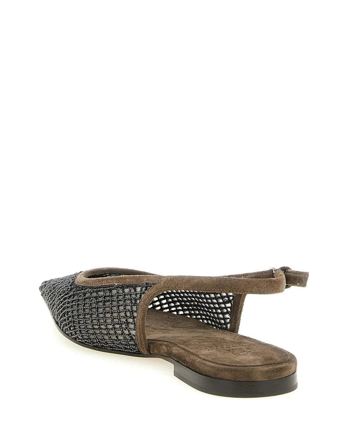 Brunello Cucinelli Ballet Flats in brown, Calfskin Leather — view 3