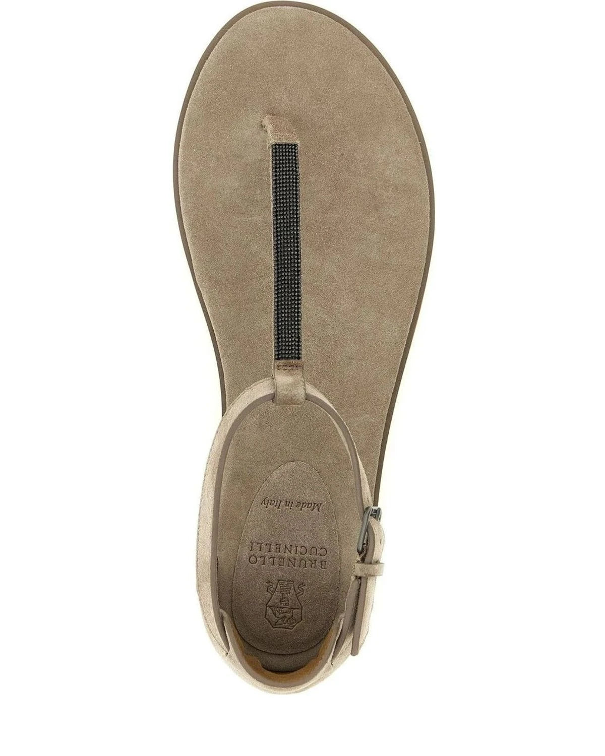 Brunello Cucinelli Sandals in beige, Calfskin Leather — view 4