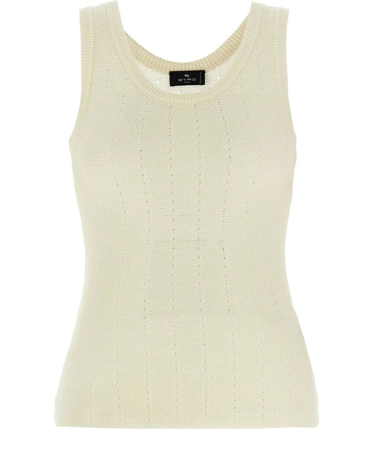 Etro Blouse in white, Silk