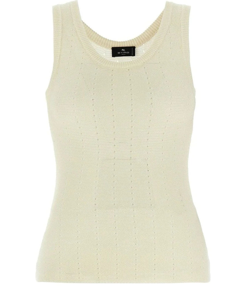 Etro Blouse in white, Silk