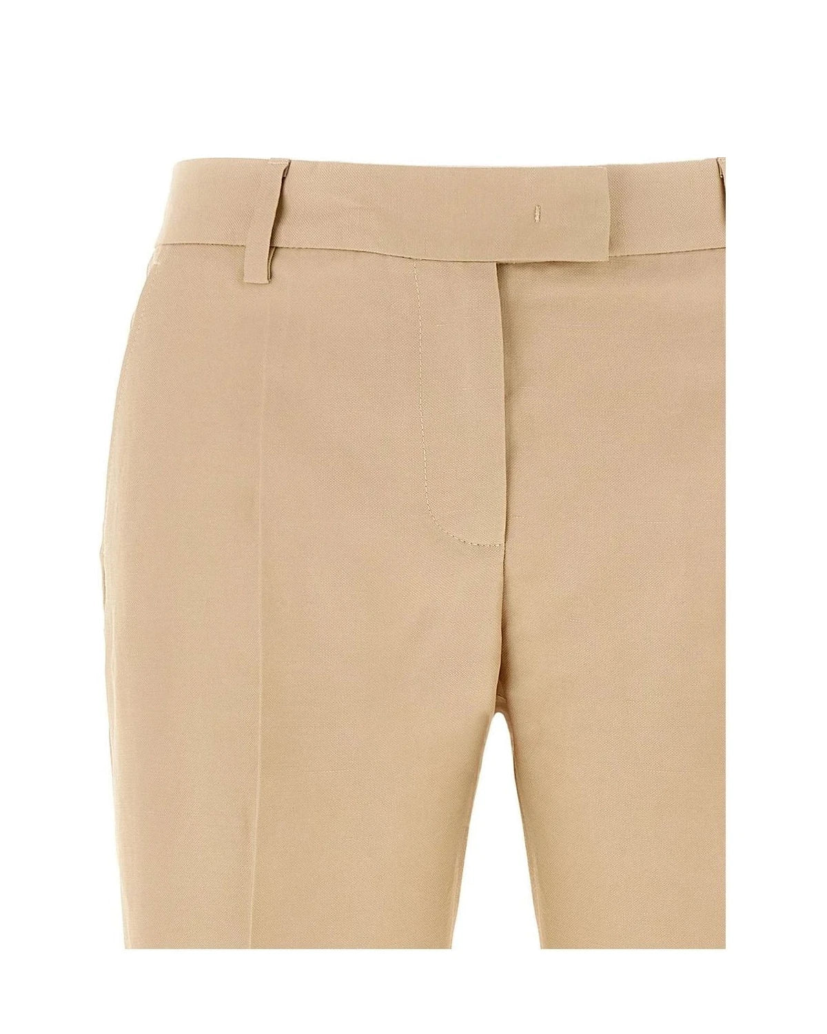 Alberto Biani Chino in beige, Viscose — view 3
