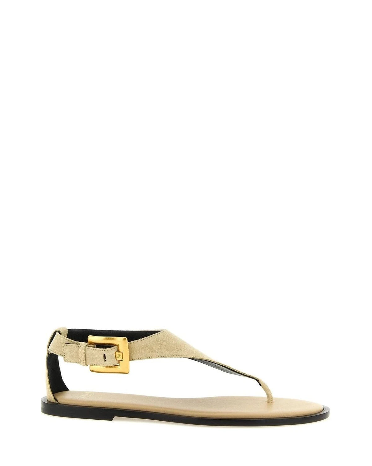 Balmain Sandals in beige, Calfskin Leather