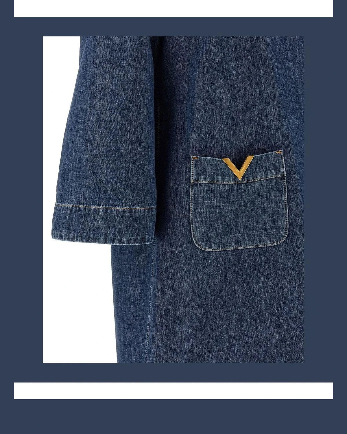 Valentino Garavani Dresse in blue, Cotton — view 4