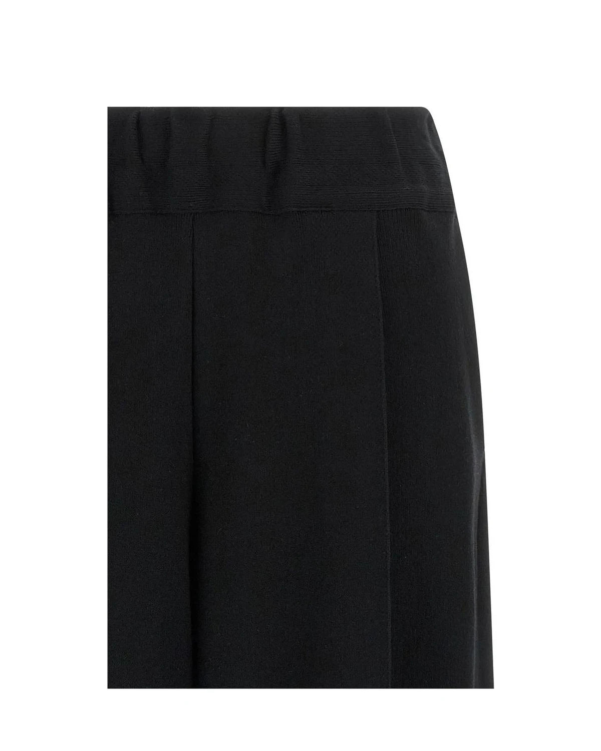 Issey Miyake Palazzo Pant in black, Cotton — view 3