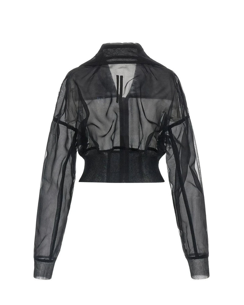 Rick Owens Bolero Jacket in black, Nylon — view 2