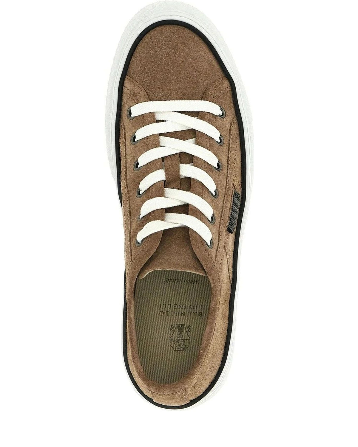 Brunello Cucinelli Sneakers in brown, Leather — view 4