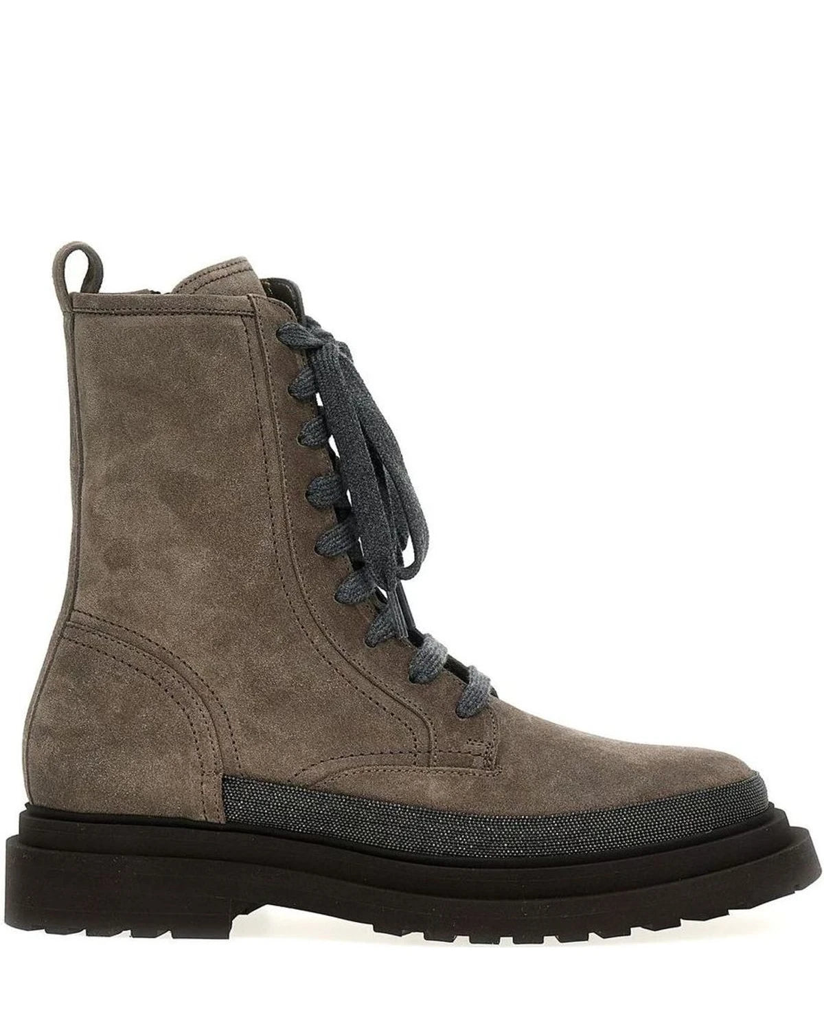 Brunello Cucinelli Ankle Boots in gray, Leather