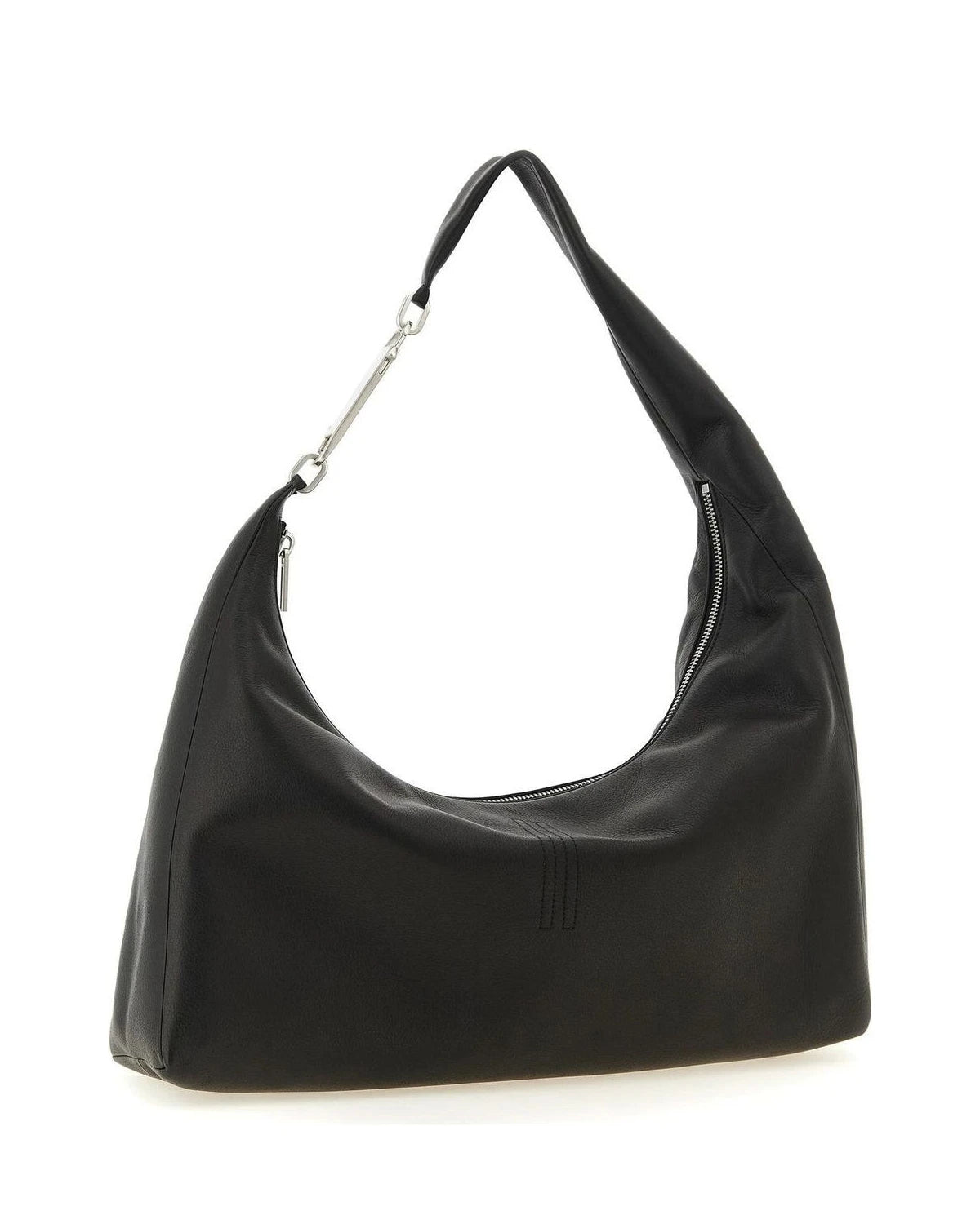 Rick Owens Shoulder Bag in black, Calfskin Leather — view 2