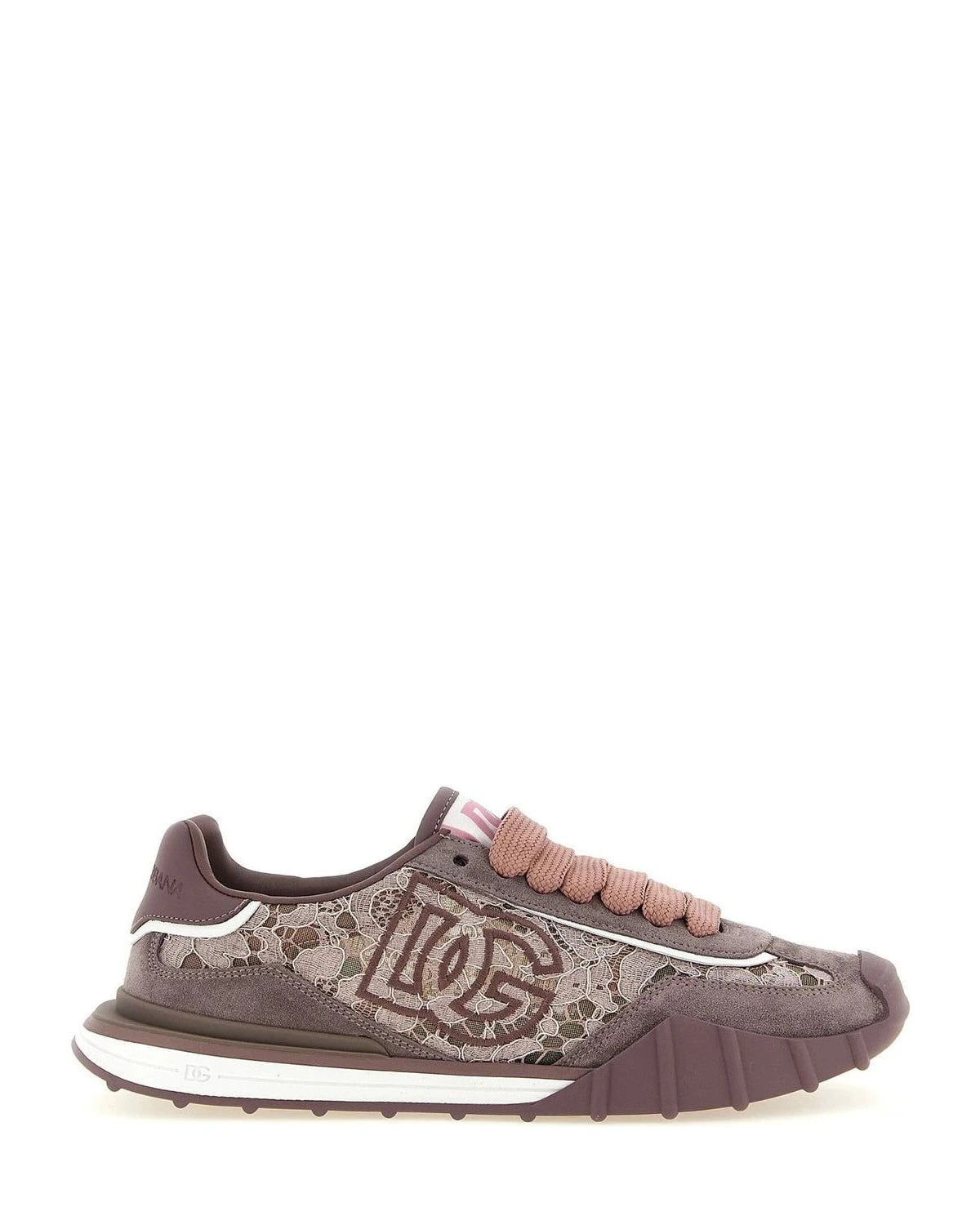 Dolce & Gabbana Sneakers in purple, Leather