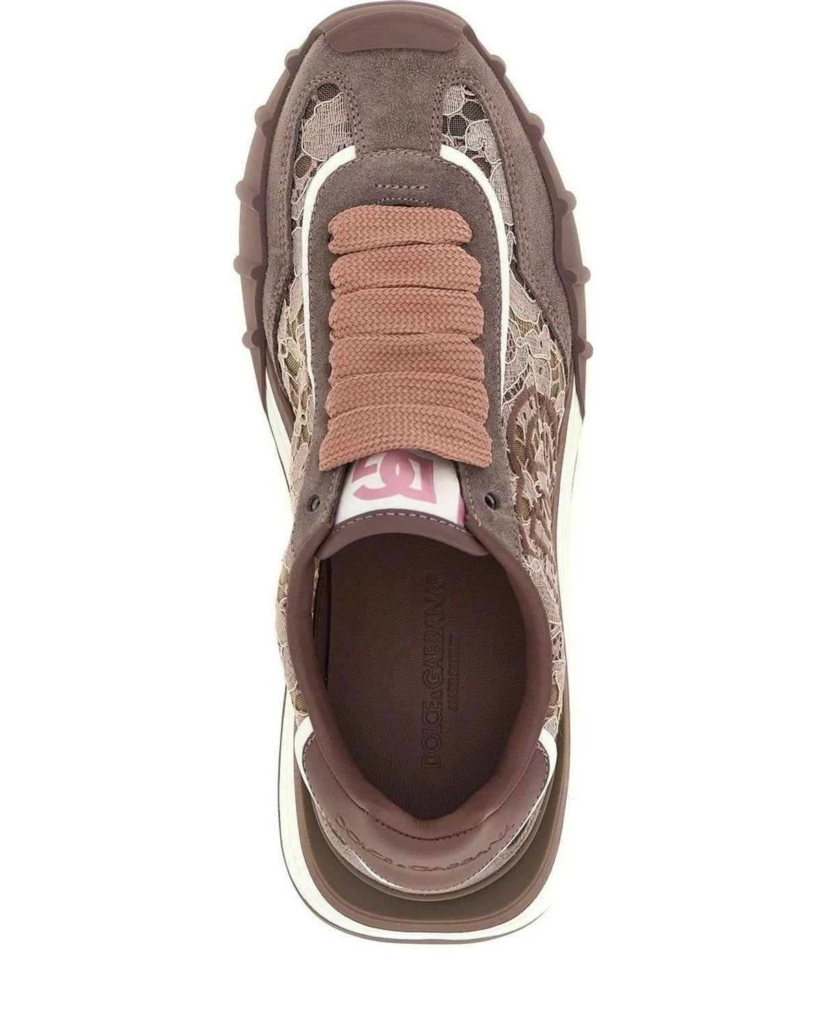 Dolce & Gabbana Sneakers in purple, Leather — view 4