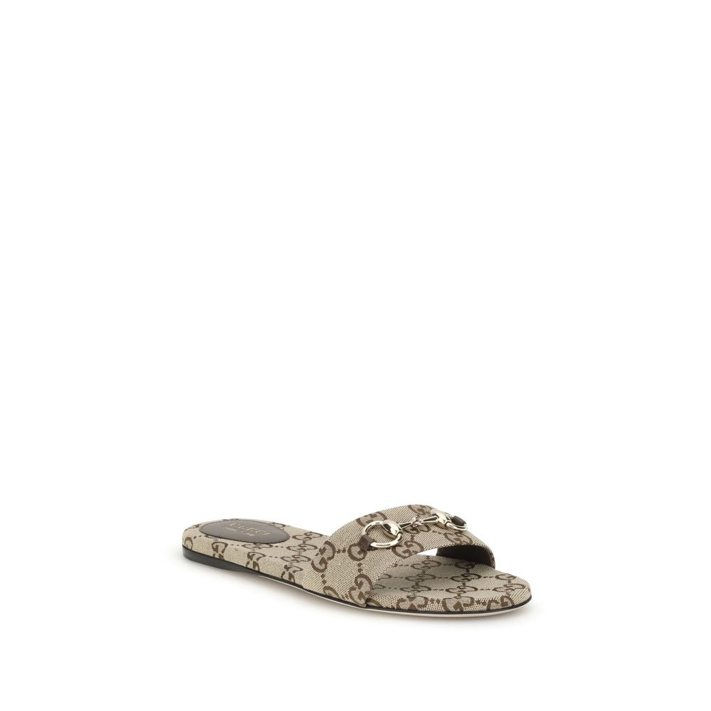 Gucci Canvas Gg Slippers Glam Steals