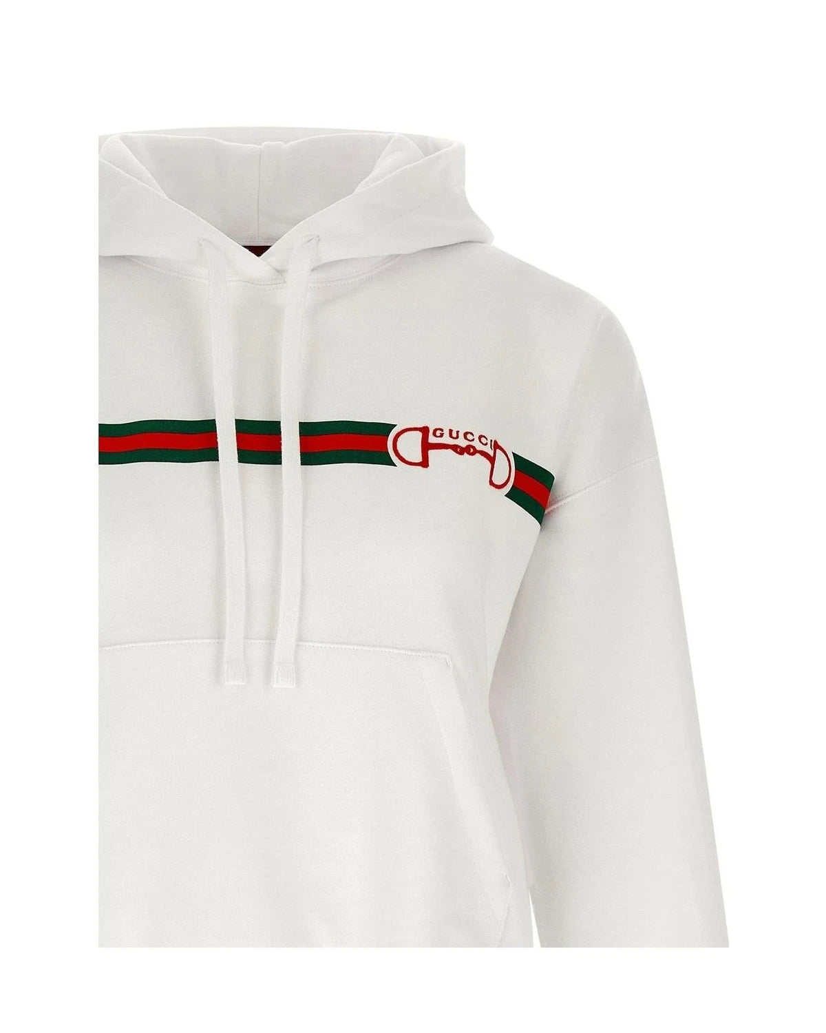 Gucci Hoodie in white, Cotton — view 3