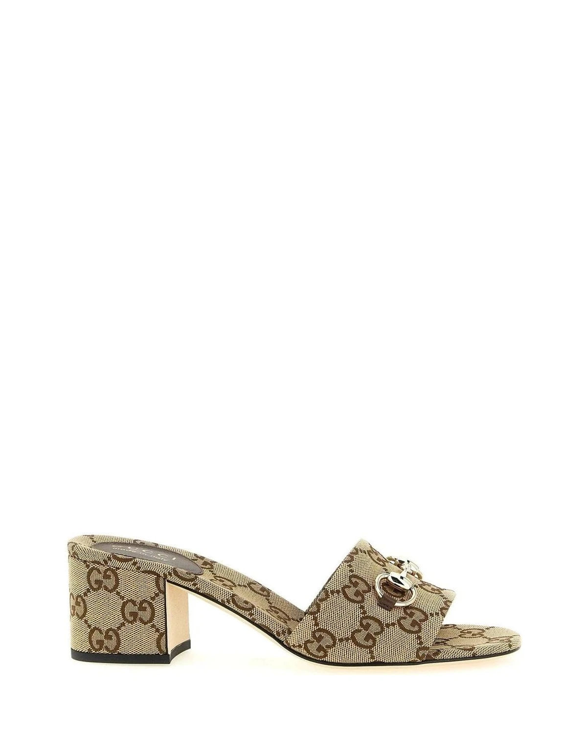 Gucci Slides in beige, Cotton