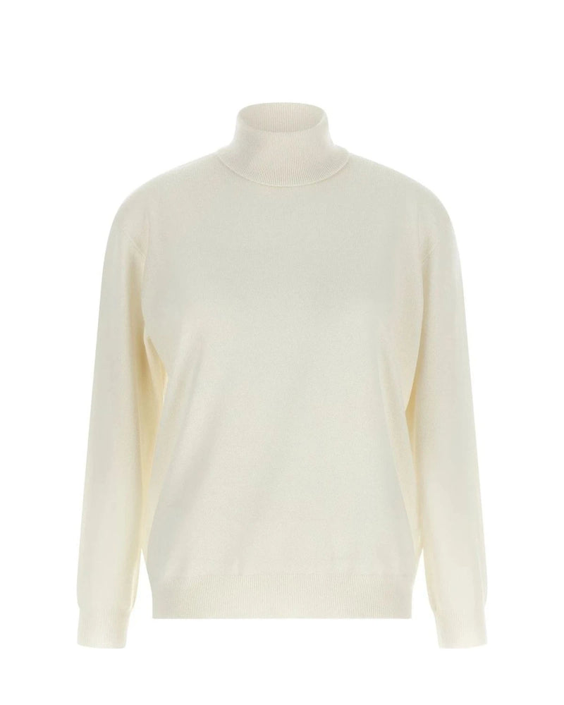 Brunello Cucinelli Sweater in white, Cashmere