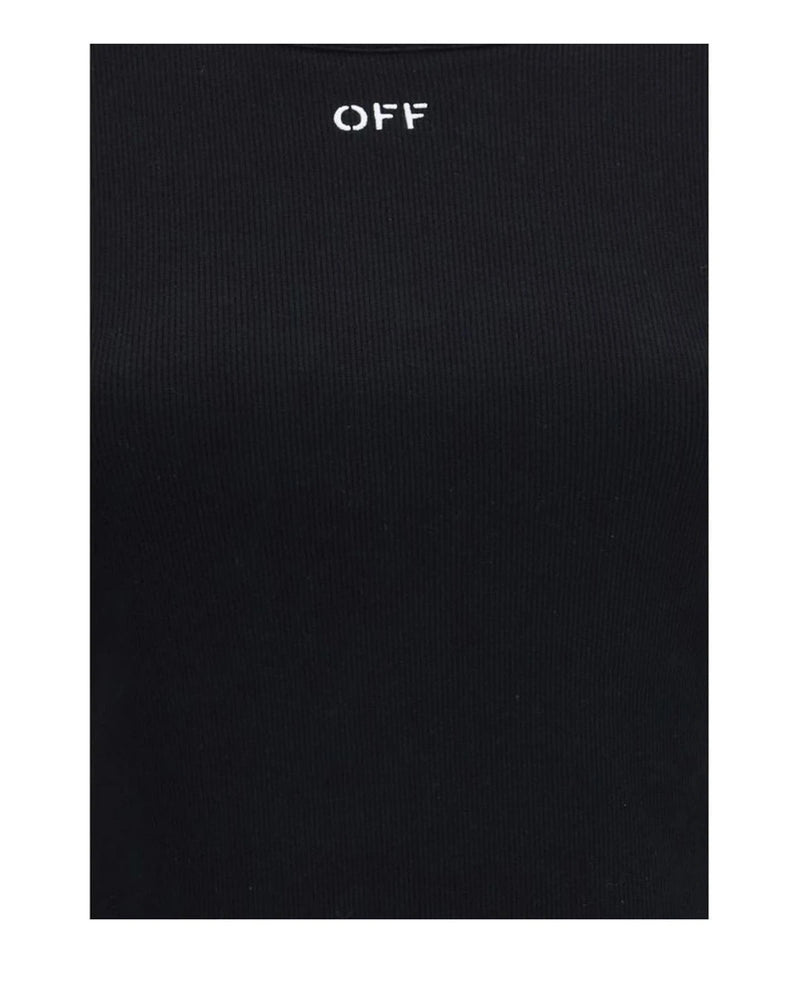 Off-White T-Shirt in black, Cotton — view 3