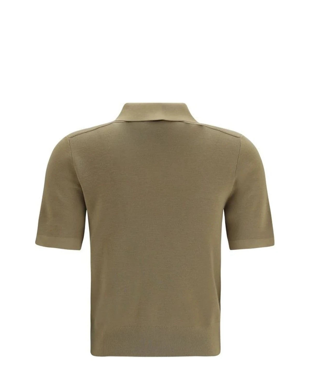 Burberry Henley Shirt in beige, Merino Wool — view 2