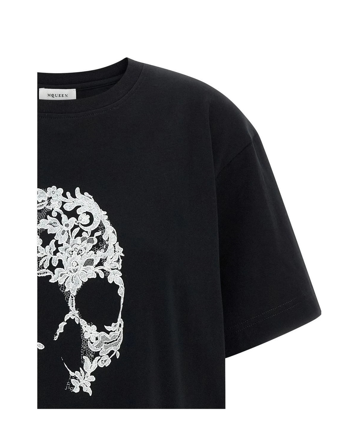 Alexander McQueen T-Shirt in black, Cotton — view 3