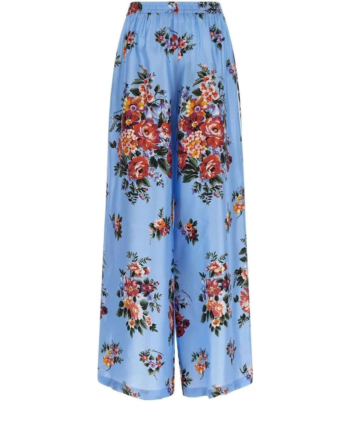Dolce & Gabbana Palazzo Pant in blue, Silk — view 2