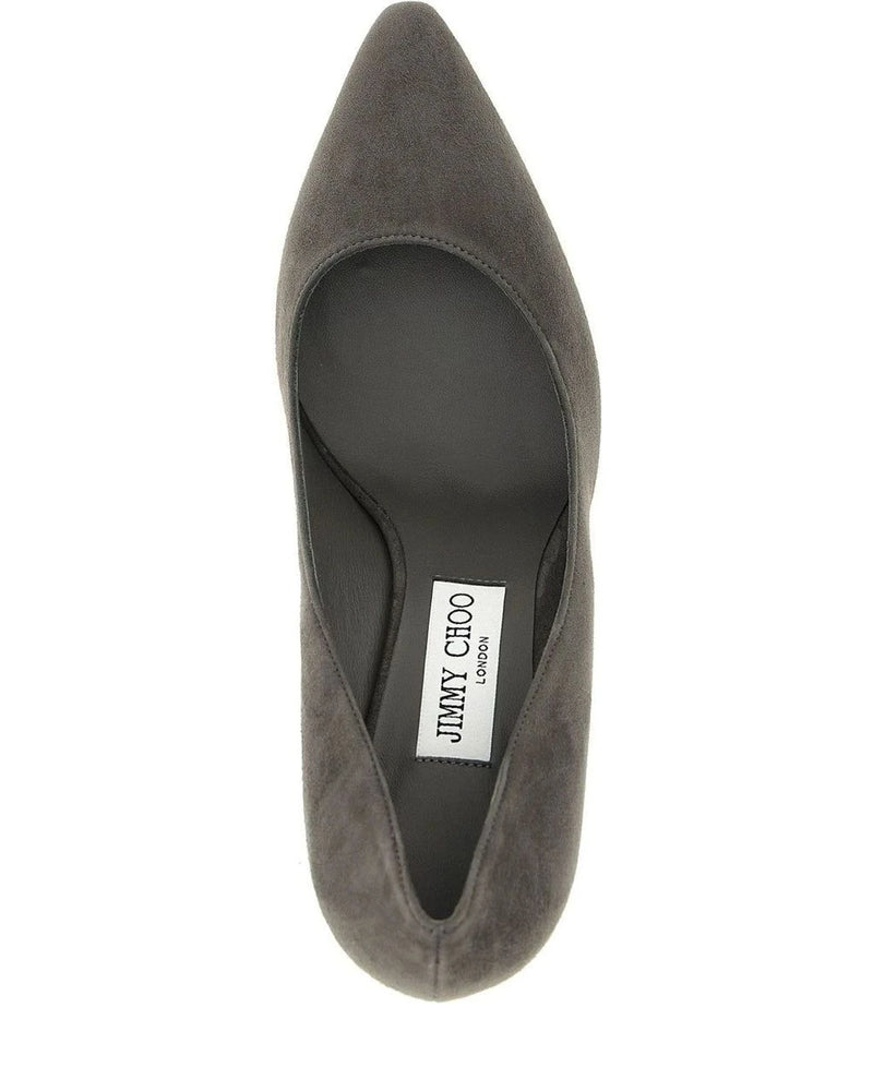 Jimmy Choo Pumps in gray, Leather — view 4