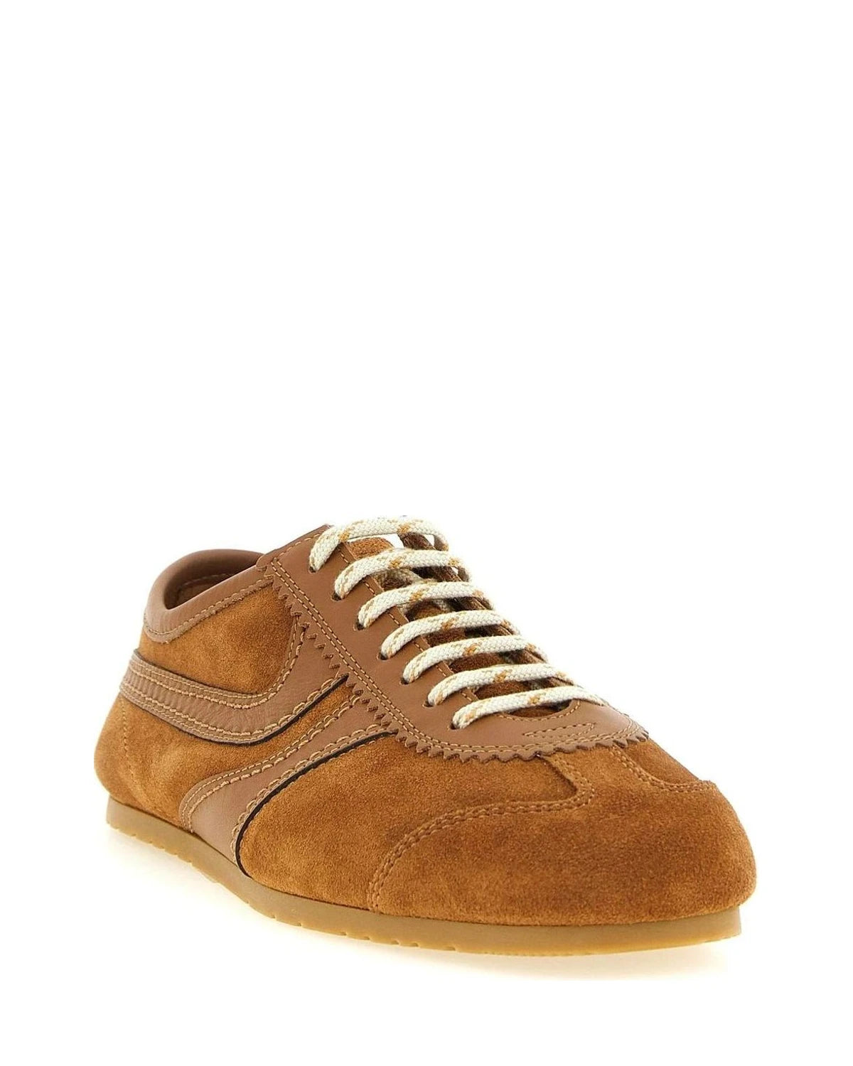 Dries Van Noten Sneakers in brown, Calfskin Leather — view 2