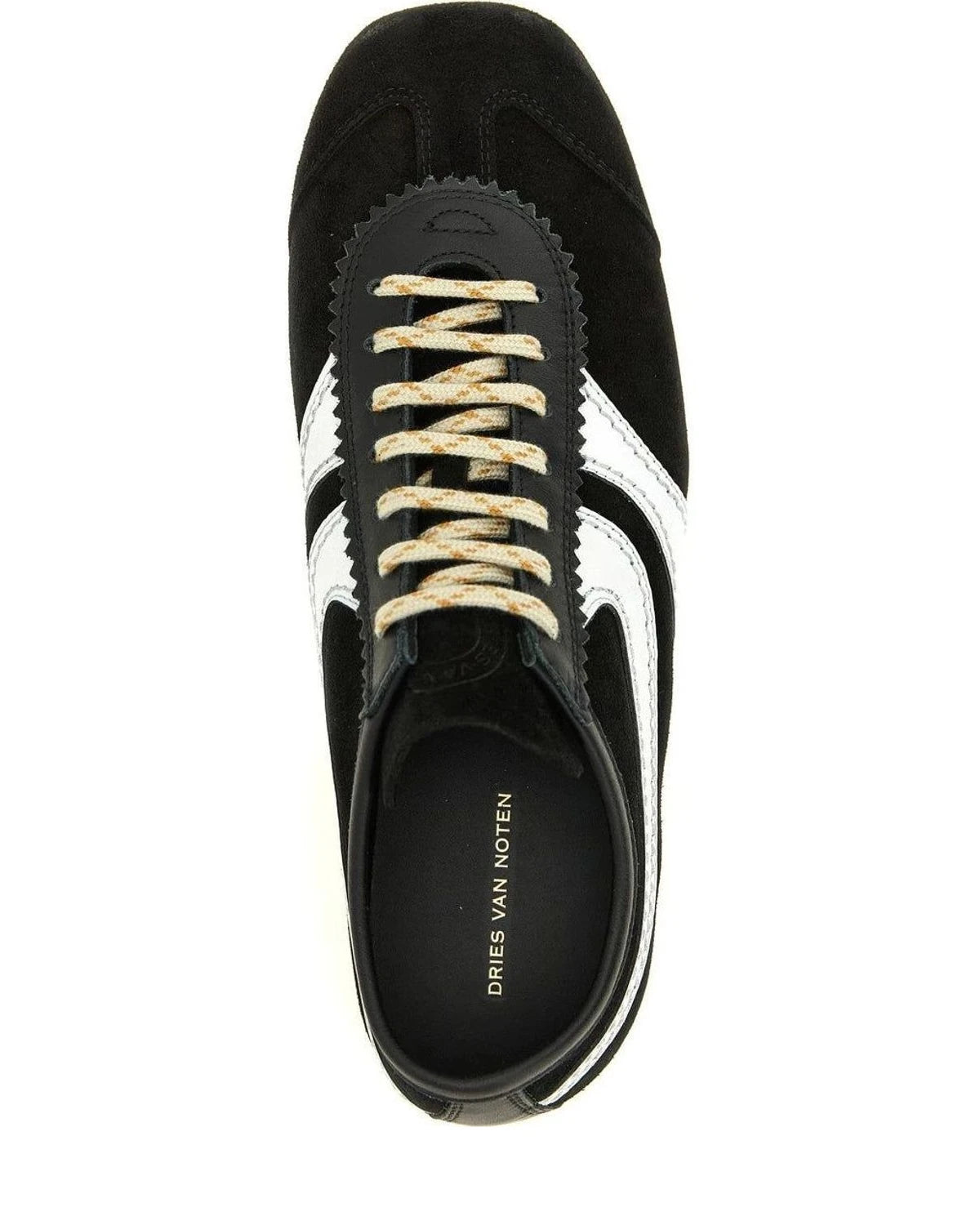 Dries Van Noten Sneakers in black, Calfskin Leather — view 4